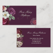 Rose Visitenkarte (Vorne/Hinten)