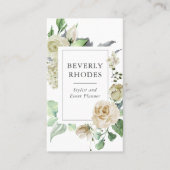 Rose Visitenkarte (Vorderseite)