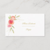 Rose Visitenkarte (Vorderseite)