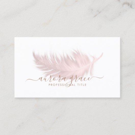 Rose Visitenkarte (Vorderseite)