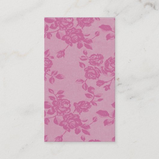 Rose Visitenkarte (Vorderseite)