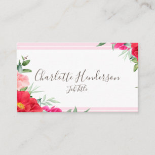 Rose-Visitenkarte Visitenkarte
