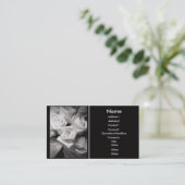 Rose-Visitenkarte Visitenkarte (Stehend Vorderseite)
