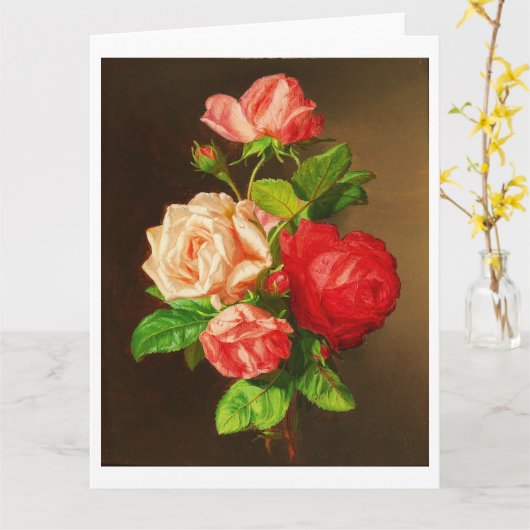 Rose von Andreas Lach Poster Karte (Gelbe Blume)