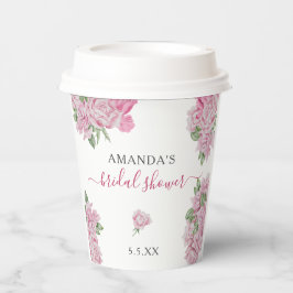 Rose von Aquarellen Blume - BRAUTPARTY Pappbecher