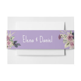 Rose von Aquarellpinken Einladungsbanderole