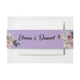 Rose von Aquarellpinken Einladungsbanderole