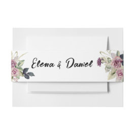 Rose von Aquarellpinken Einladungsbanderole