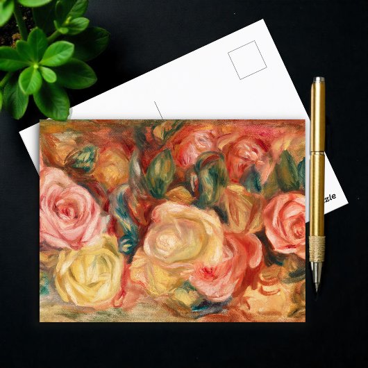 Rose von Auguste Renoir Postkarte