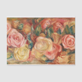 Rose von Auguste Renoir Seidenpapier