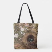Rose von Bird's Nest and Dog von John William Hill Tasche (Rückseite)