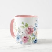 Rose von Blume Tasse (Vorderseite Links)