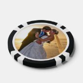 Rose von Braut- und Korallenbäumen Hochzeitsdesign Pokerchips (Einzeln)