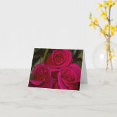 Rose von drei karte (Gelbe Blume)