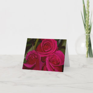 Rose von drei karte