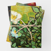 Rose von drei verschiedenen Künstlern Geschenkpapier Set (Beispiel)