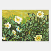 Rose von drei verschiedenen Künstlern Geschenkpapier Set (Vorderseite)