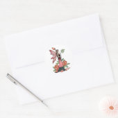 Rose von Feuerschutzaufklebern Runder Aufkleber (Umschlag)