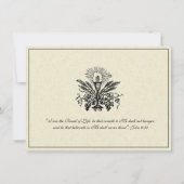 Rose von Guadalupe Erste Einladungen (Rückseite)