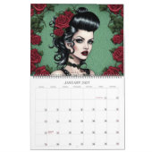 Rose von Ivy und Bat Art Calendar Kalender (Jan 2027)