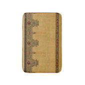 Rose von Kunst und Handwerk, Handwerker oder Missi Badematte (Vorderseite Vertikal)