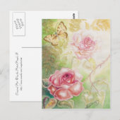 Rose von Kunstkarten von Elysium Postkarte (Vorne/Hinten)