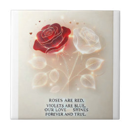 Rose von Licht und Liebe Fliese