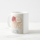 Rose von Licht und Liebe Kaffeetasse (Vorderseite Links)