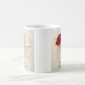 Rose von Licht und Liebe Kaffeetasse (Mittel)