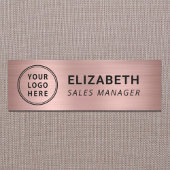 Rose von Logos Namensschild