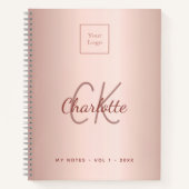 Rose von Logos Notizblock (Vorderseite)