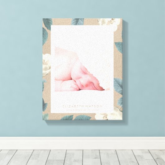 Rose von natürlichen Kraft-Blumen-Rahmen-Canvas Leinwanddruck (Insitu (Holzboden))