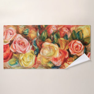 Rose von Pierre Auguste Renoir Badehandtuch