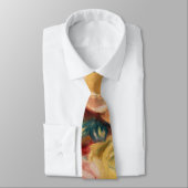 Rose von Pierre-Auguste Renoir Neck Tie Krawatte (Gebunden)