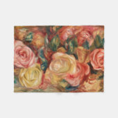 Rose von Renoir Impressionist Painting Fleecedecke (Vorderseite (Horizontal))