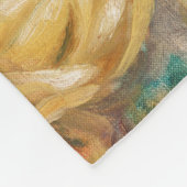 Rose von Renoir Impressionist Painting Fleecedecke (Ecke)