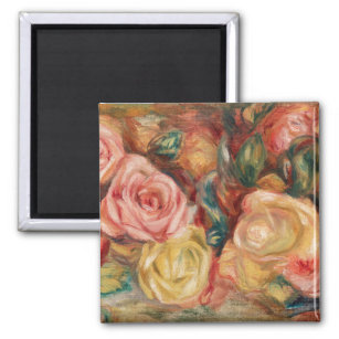 Rose von Renoir Impressionist Painting Magnet