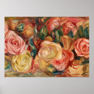 Rose von Renoir Impressionist Painting Poster