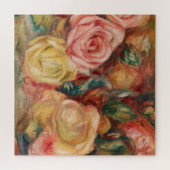 Rose von Renoir Impressionist Painting Puzzle (Horizontal)