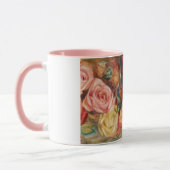 Rose von Renoir Impressionist Painting Tasse (Links)