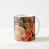 Rose von Renoir Impressionist Painting Tasse (VorderseiteRechts)
