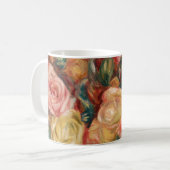 Rose von Renoir Impressionist Painting Tasse (Vorderseite Links)