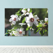 Rose von Sharon Canvas Print Leinwanddruck (Insitu (Holzboden))