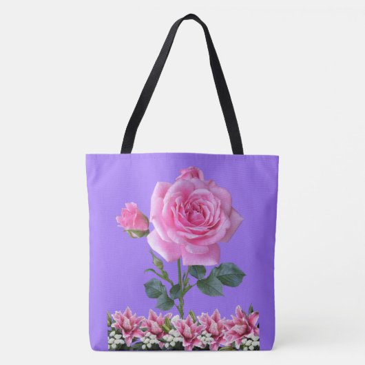 Rose von Sharon Lilly des Tales Tote Bag Tasche (Vorderseite)