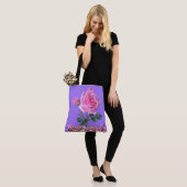Rose von Sharon Lilly des Tales Tote Bag Tasche (Am Model)