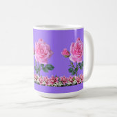 Rose von Sharon Lilly von der Tal Kaffee Tasse (VorderseiteRechts)