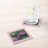 Rose von Sharon Striping Paper Untersetzer (Vor Ort)