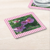 Rose von Sharon Striping Paper Untersetzer (angewinkelt)