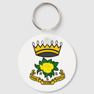 Rose von sieben Siegeln Schlüsselkette für RSS Schlüsselanhänger
