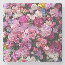 Rose von Stone Untersetzer Liebe